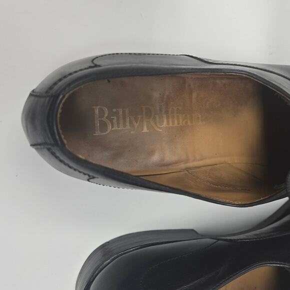 Billy Ruffian Black Leather Oxford Dress Shoes – Men’s UK 12 / US 13.5 / EU 47 main image 8